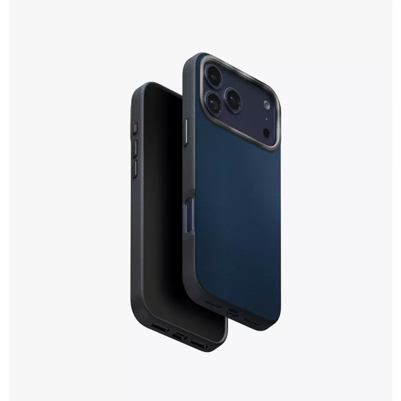 UNIQ Lyden DS Dėklas, skirtas iPhone 17 Pro Max, MagClick įkrovimui, geltona/pilka