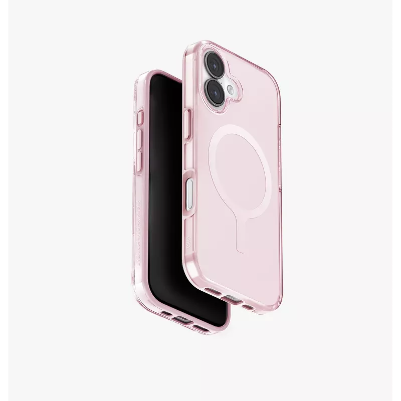 UNIQ Clario Dėklas, skirtas iPhone 15 Pro Max, MagClick Įkrovimas, Juodas