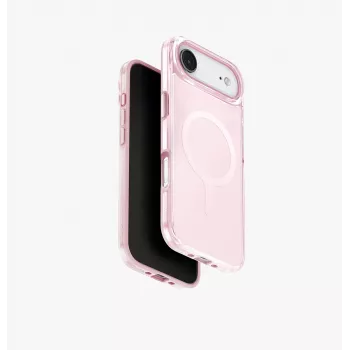 UNIQ Clario Dėklas, skirtas iPhone Air, su Magclick įkrovimu, rožinis