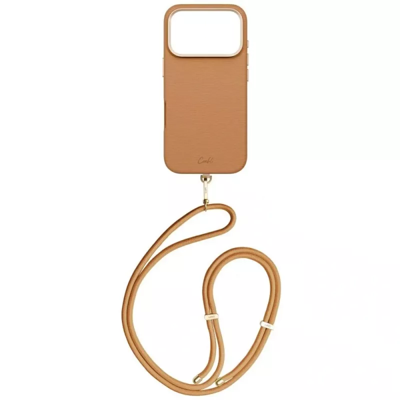 UNIQ Coehl Mirelle Magnetinis Įkrovimo Dėklas, skirtas iPhone 17 Pro - Ruda