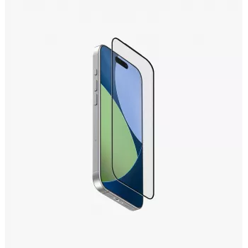 UNIQ Optix Vivid grūdinto stiklo apsauginė plėvelė, skirta iPhone 17 Pro, skaidri