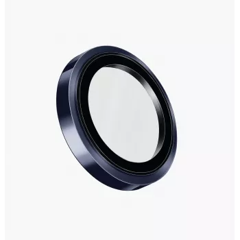 UNIQ Optix Prime Camera Lens Protector for iPhone 17 Pro / 17 Pro Max / 15 Pro / 15 Pro Max with Applicator - Navy Blue