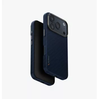 UNIQ Keva Edge MagClick Įkrovimo Dėklas, skirtas iPhone 17 Pro, Mėlynas