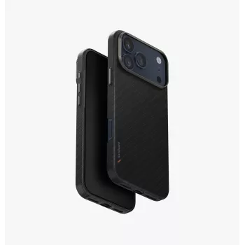 UNIQ Keva Edge Dėklas, skirtas iPhone 15 Pro Max, MagClick įkrovimui, mėlynas