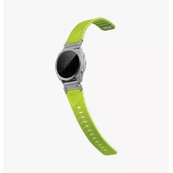 UNIQ Fluo Smart-Fit Silicone Strap for Garmin 22mm - Lime Green