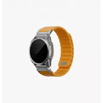 UNIQ Fluo Smart-Fit Silicone Watch Strap for Garmin 26mm - Orange