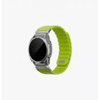 UNIQ Fluo Smart-Fit Silicone Watch Strap for Garmin 26mm - Orange