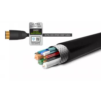 Gefen GEF-CAB-HS-HDMI-10M Ultra High Speed HDMI 2.1 laidas 10 m - 48 Gbps - 8K - Juoda