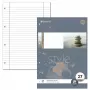 Staufen 10 Briefblöcke Style Lined A4 4-Hole Punched 80 Sheets per Block White