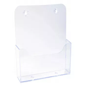 Exacompta A5 lankstinukų laikiklis, 1 skyrius, polistirenas, 73 x 173 x 214 mm (75058D)