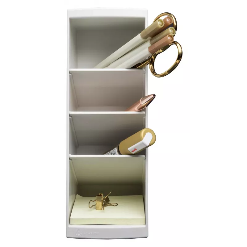 Exacompta AutentiK Multitower Pen Holder White