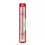 ARISTO Trikampis mastelinis liniuotė D profilis balta 30 cm (AR23703EB)