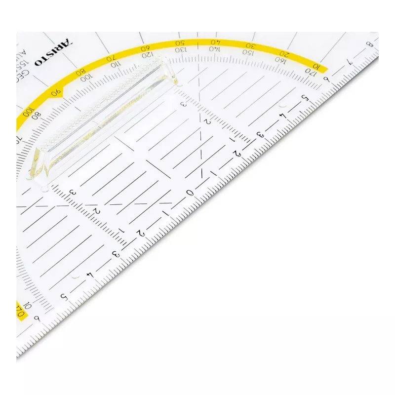 Aristo AR 1555/2 Set Square 225 mm Hypotenuse with Handle