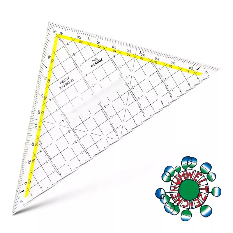 ARISTO Geometrinis trikampis 22,5 cm AR1650/2