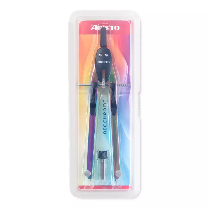 ARISTO Precision Drawing Compass Neochrome 1 Piece (AR552816-26)