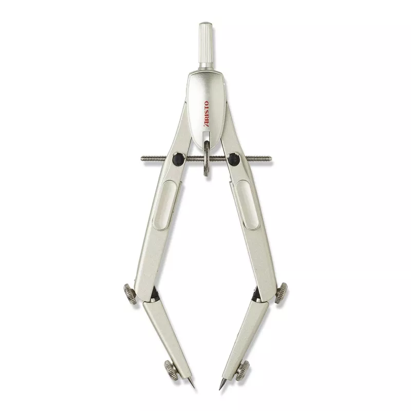 ARISTO Precision Drawing Compass Silver 1 Piece (AR55630)