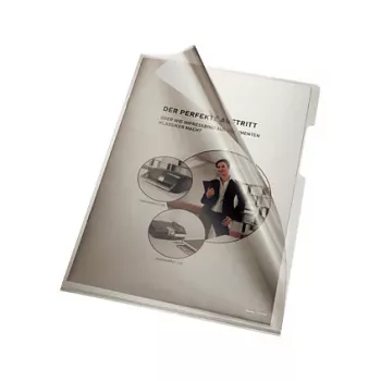 Esselte Leitz Document Sleeve DIN A4 Hard PVC 0.15 mm Grey 205000GR 100 vnt.