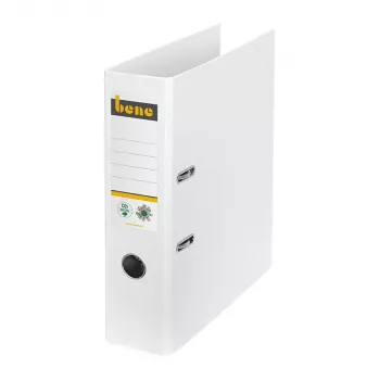 Bene 301400 WS - Įprastas segtuvas - A4 - Kartonas - Baltas - Vertikali orientacija - 600 lapų