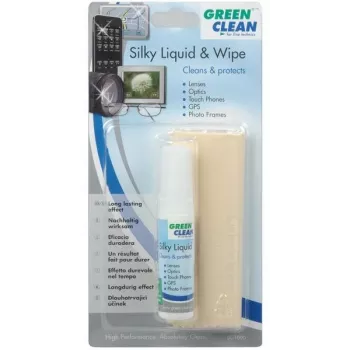 GREEN CLEAN GCLC-1000 optinis valymo rinkinys – valymo skystis ir mikropluošto šluostė
