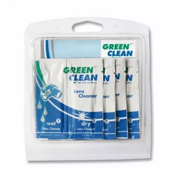 GREEN CLEAN Drėgnų ir Sausų Valymo Servetėlių Rinkinys - 10 Pakelių (20 Servetėlių) Ekranams, LCD, LED, Plazma, TFT, Nešiojamiesiems Kompiuteriams, Planšetėms, Išmaniesiems Telefonams, Monitoriams - Be Alkoholio, Be Dryžių, Antistatinis