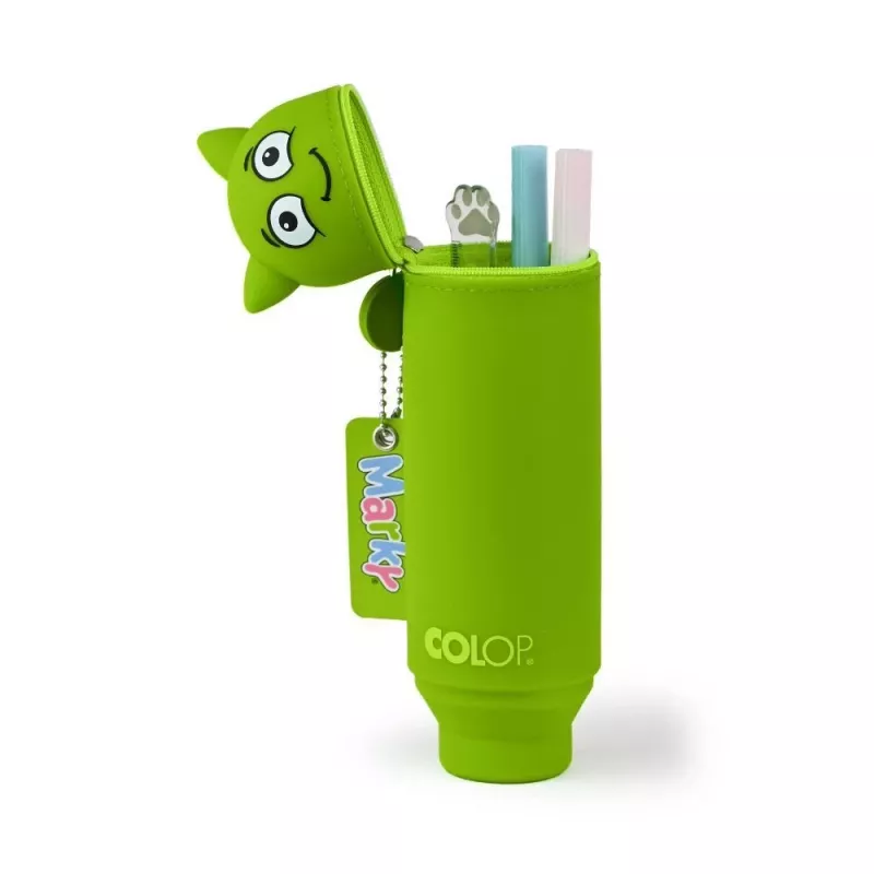 COLOP MARKY Pencil Case Green Retail