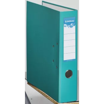 Donau Elektronik Klassik Lever Arch File Turquoise Cardboard 7.5 cm DIN A4