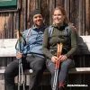Komperdell Highlander Zero Trekking Poles - Burnt Orange (Pair)