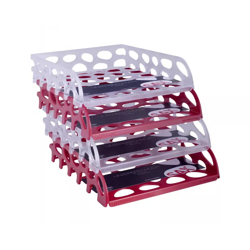 SAX Voronoi Document Tray Red DIN C4