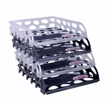 SAX Voronoi Letter Tray Black DIN C4