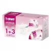 BWT 814544 Longlife Refill 1+3 vandens filtro ąsotis rožinė/balta
