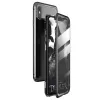Wozinsky Full Magnetic Case 360 Front & Back Protection with Built-in Glass for Samsung Galaxy A72 4G Black-Transparent
