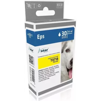 ASTAR geltona suderinama rašalo kasetė (alternatyva Epson T0714)