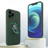 HURTEL Ring Case Silicone Cover with Finger Grip and Stand for Xiaomi Poco X4 Pro 5G Blue