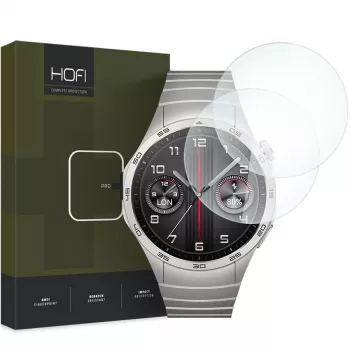 HOFI Glass Pro+ 2-Pack Temperuotas stiklas, skirtas Huawei Watch GT 4 (46 mm) permatomas
