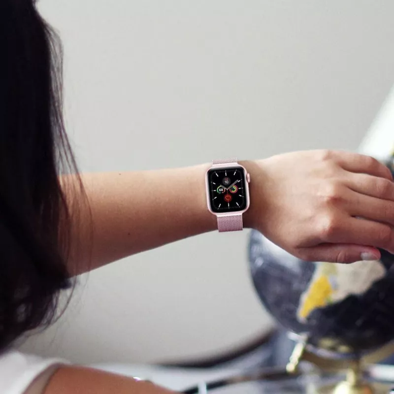 Tech-Protect Milanese Loop for Apple Watch 8 / 9 / 10 / 11 / SE / Ultra (44 / 45 / 46 / 49mm) - sidabrinė