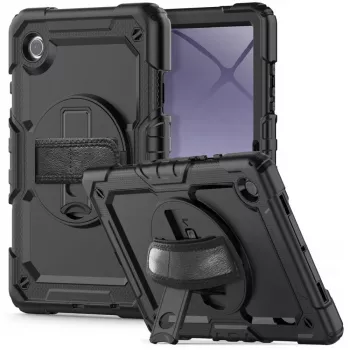 Tech-Protect Solid360 Dėklas Samsung Galaxy Tab A9+/A11+ PLUS 11.0 X210/X215/X216/X230/X235/X236, Juodas