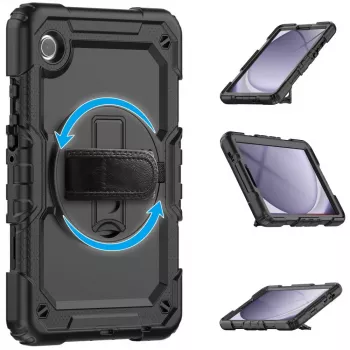 Tech-Protect Solid360 Dėklas Samsung Galaxy Tab A9+/A11+ PLUS 11.0 X210/X215/X216/X230/X235/X236, Juodas