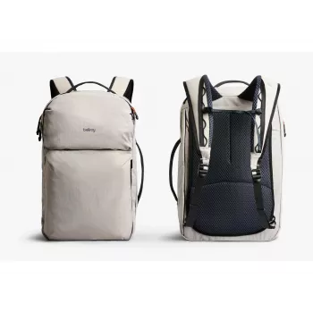 Bellroy Lite Travel Pack - 30L kelioninė kuprinė su kišene nešiojamam kompiuteriui (Ash)