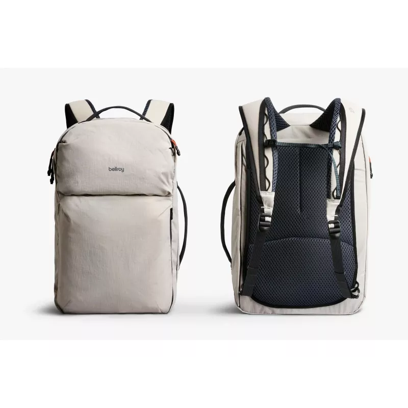 Bellroy Lite Travel Pack - 30L kelioninė kuprinė su kišene nešiojamam kompiuteriui (Ash)