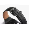 Bellroy Classic Leather Band for Apple Watch, Black, 44mm, 45mm, 42mm (Series 1/2/3), 49mm, 46mm