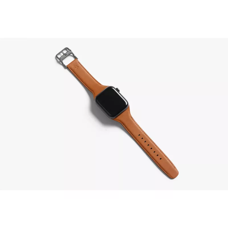 Bellroy Classic Leather Band for Apple Watch, Brown, 42mm, 44mm, 45mm, 46mm, 49mm