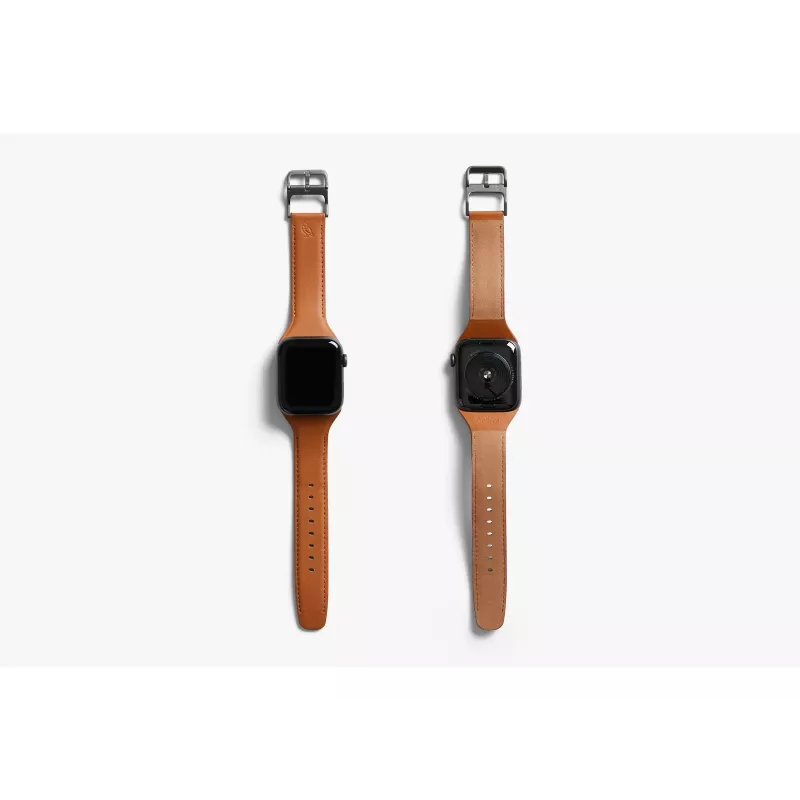 Bellroy Classic Leather Band for Apple Watch, Brown, 42mm, 44mm, 45mm, 46mm, 49mm