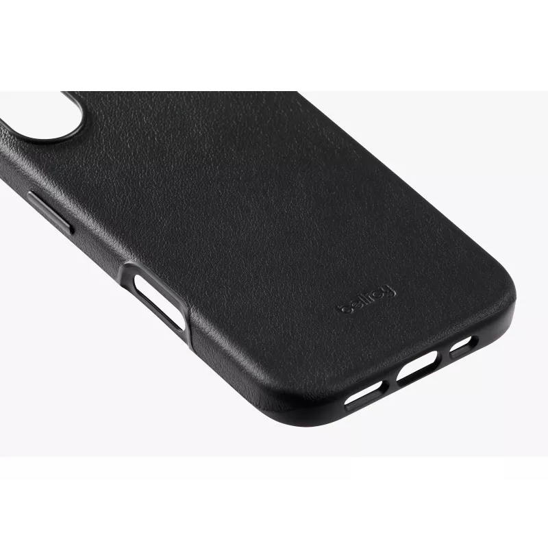 Bellroy Leather Case for iPhone 16, Black
