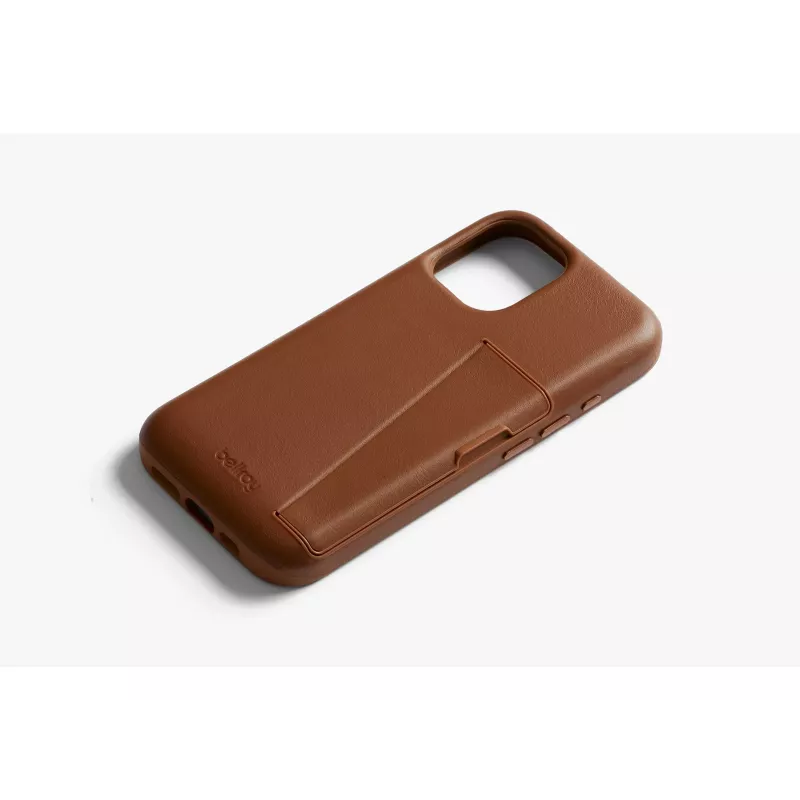 Bellroy Odinis Kortelių Dėklas „Card Case“, skirtas iPhone 16 Plus, Ruda