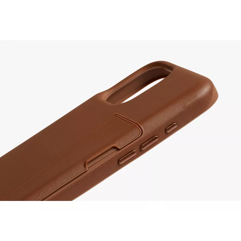 Bellroy Odinis Kortelių Dėklas „Card Case“, skirtas iPhone 16 Plus, Ruda
