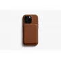 Bellroy Odinis Dėklas su Magnetine Pinigine, skirta iPhone 16 Pro, Ruda