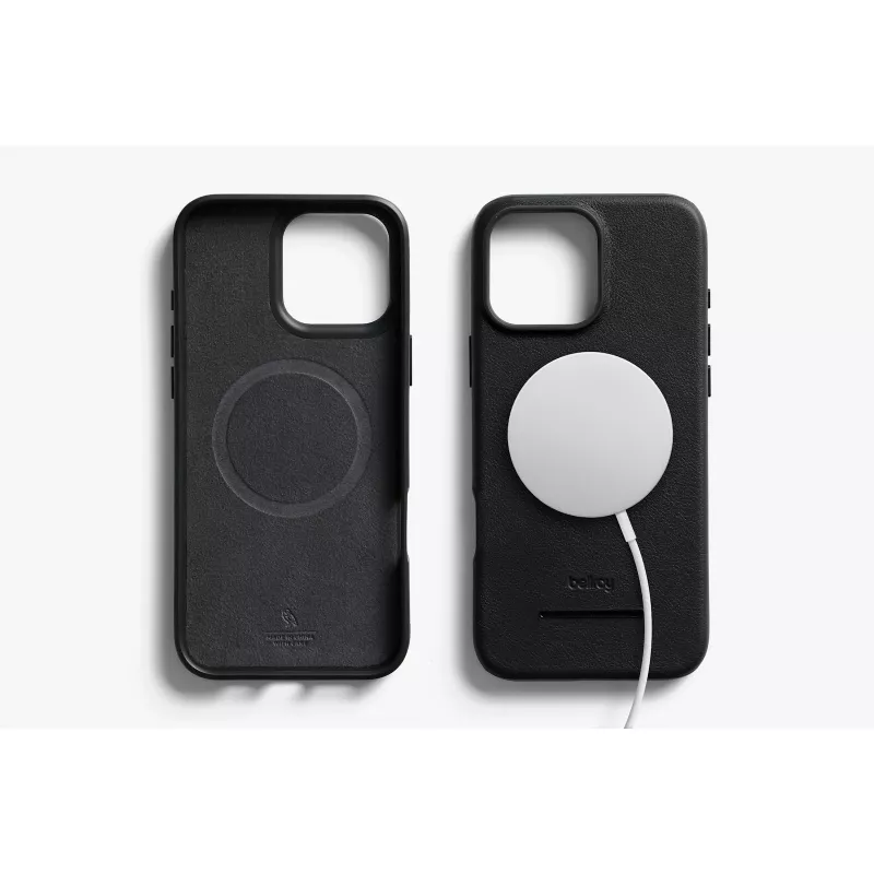 Bellroy Leather Case with Magnetic Wallet for iPhone 16 Pro Max, Black