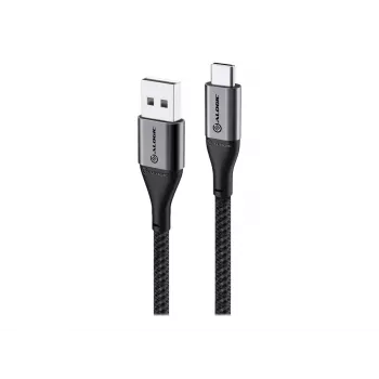 ALOGIC Super Ultra USB-C į USB-A laidas 1m Juodas