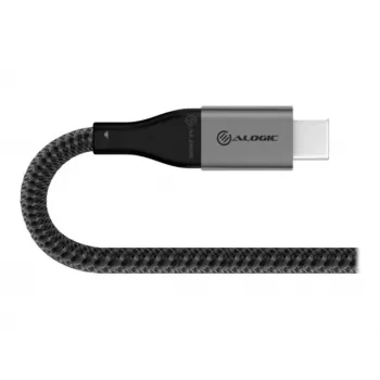 ALOGIC Super Ultra USB-C į USB-A laidas 1m Juodas