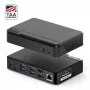 ALOGIC Universal Twin HD Docking Station - USB-C and USB-A - Juoda